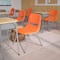 Flash Furniture Orange Shell Stack Chair, PK5 5-RUT-EO1-OR-GG - alternate 1